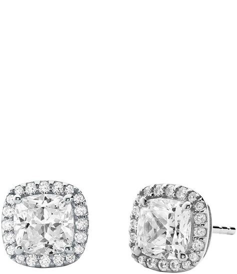 michael kors brilliance knot earrings|Michael Kors Kors Brilliance Cushion Cut Stud Earrings .